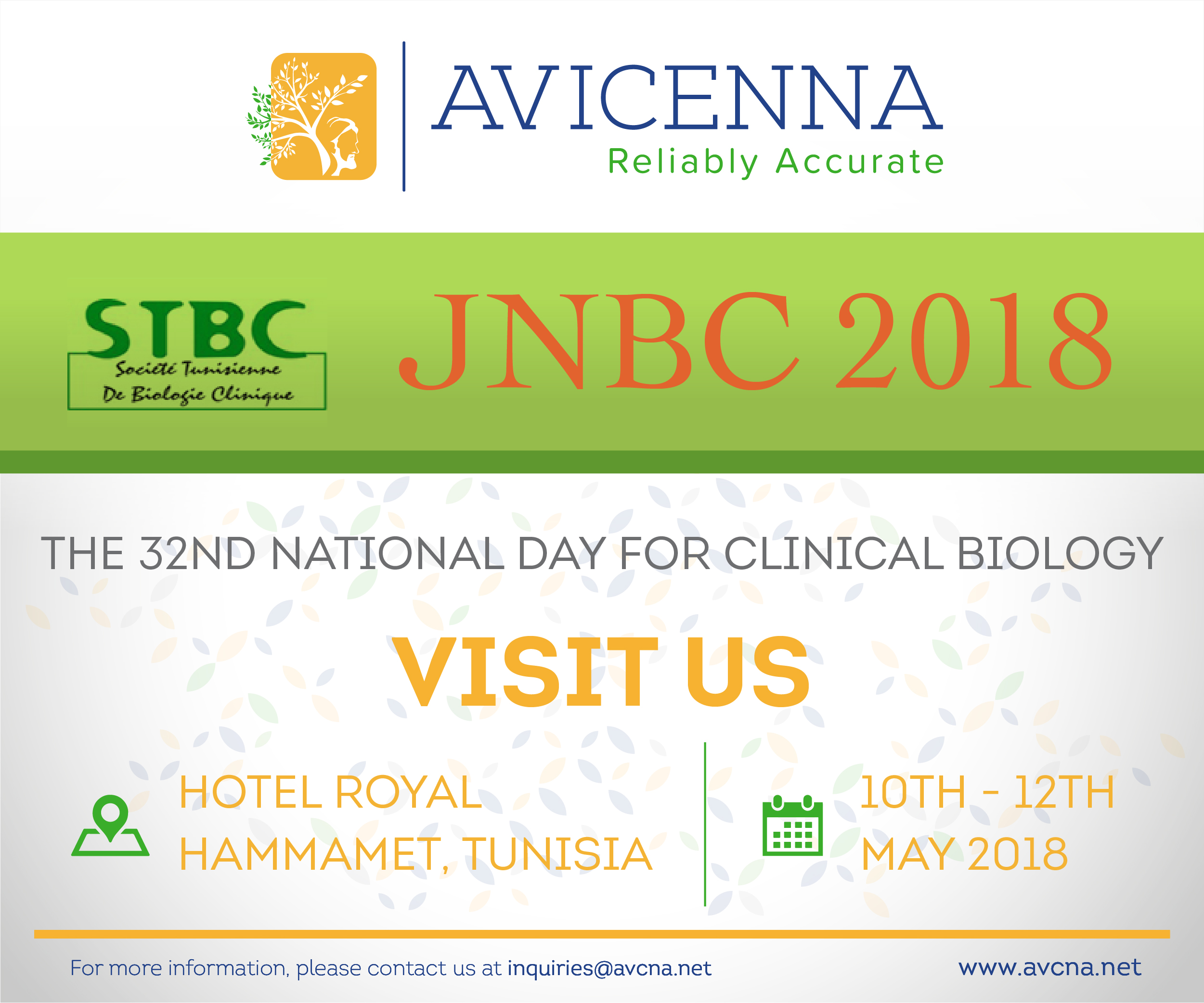 Avicenna ™ exhibited at JNBC 2018, Tunisia